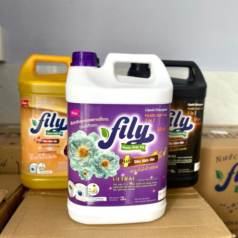 < Săn Deal 10.10 > Nước giặt xả 5in1 FILY siêu đậm đặc ca lớn 5L siêu tiết kiệm