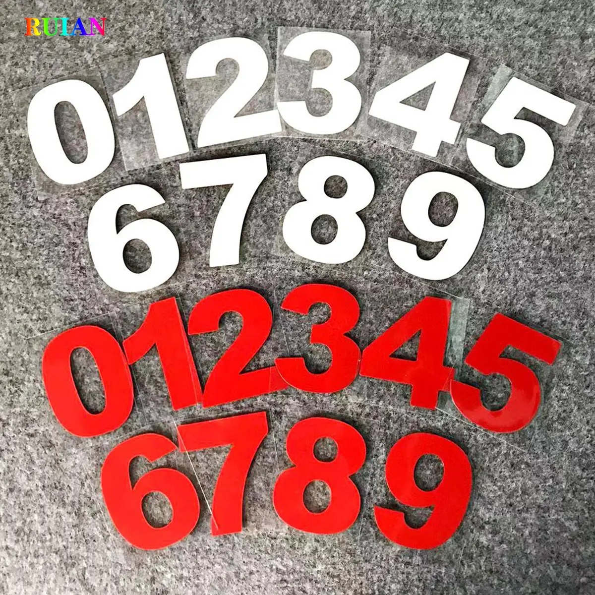 0~9 Reflective Number Stickers DIY Random Combination Number Stickers for click vario adv pcx160 TMX wave100 R xrm mio aerox NMAX Lc135 Y15zr  MT FAZZIO XMAX300 N-MAX YTX125 YZF R1 Sniper 155 Suzuki Kawasaki ktm motorcycle tuning accessories decals