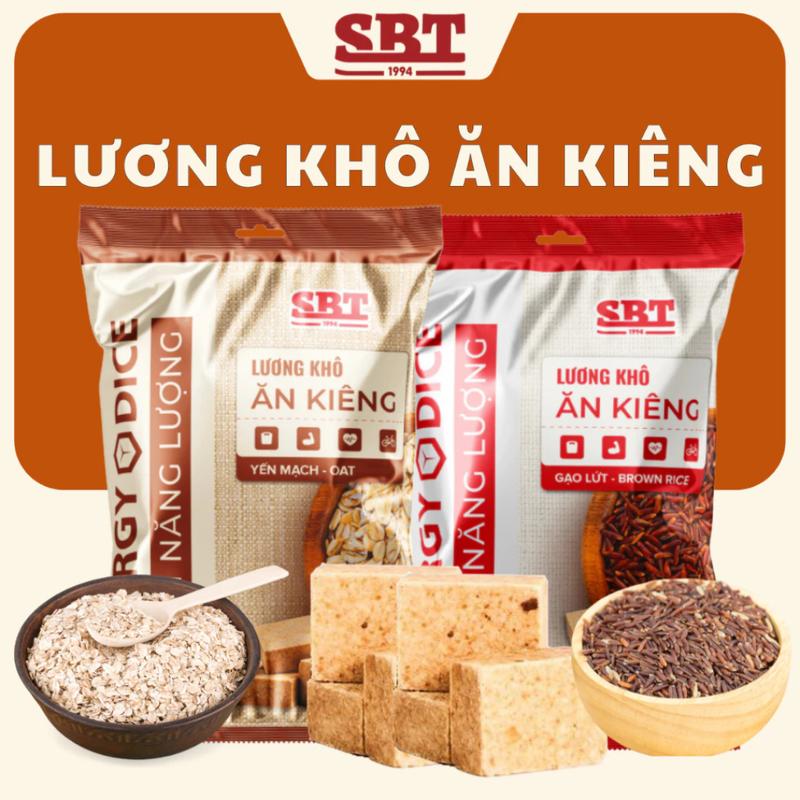 [MỚI] 1kg Lương Khô Ăn Kiêng Ít Calo Vị Gạo Lứt Và Yến Mạch Ăn Vặt Thay Thế Bữa Ăn