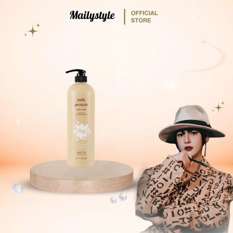  A82_ Sữa Tắm AVCA Milk Protein Body Wash Dung Tích 1000ml 