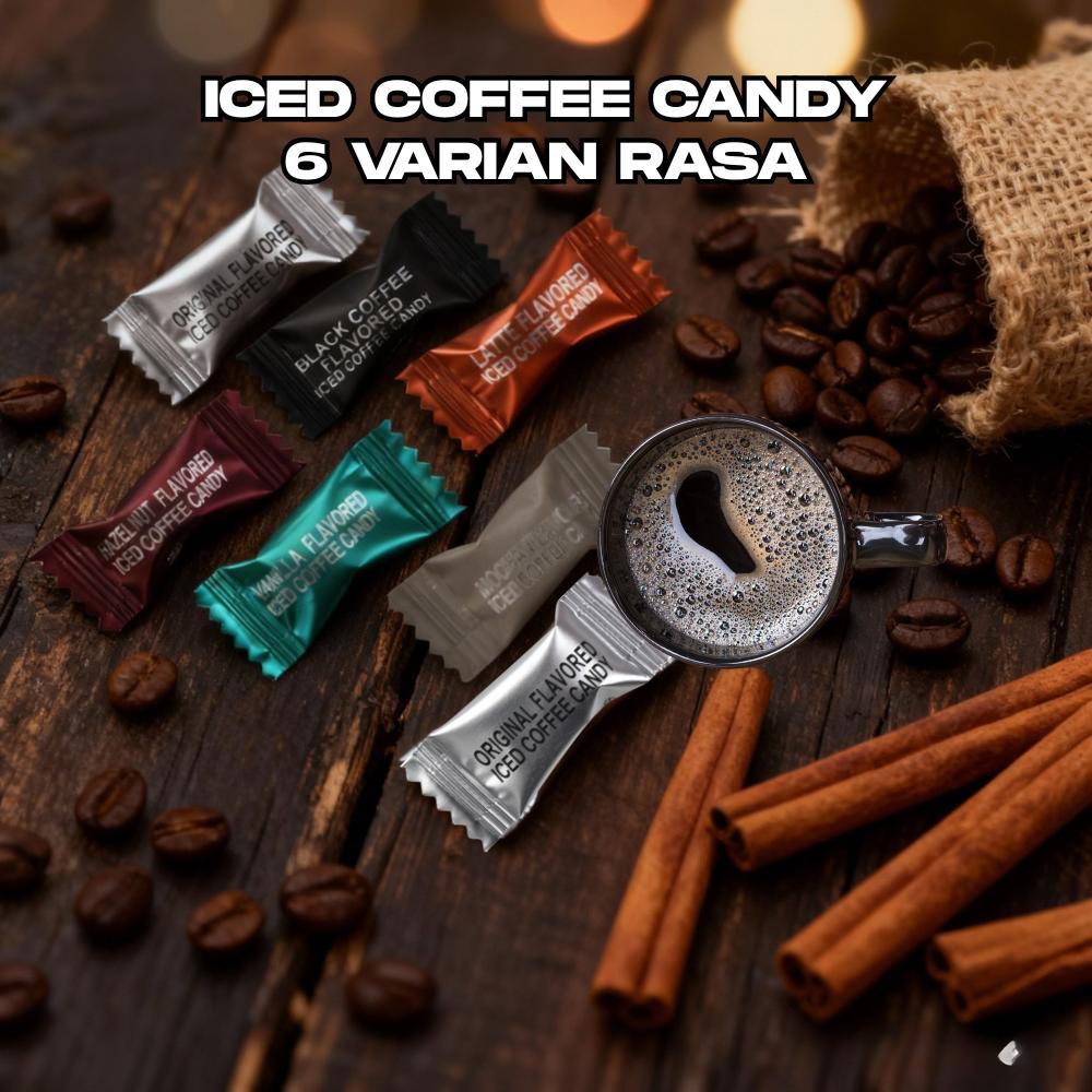 Permen Coffee Iced Coffee Dengan 6 Varian Rasa Black Coffee Original Vanilla Oatmilk Hazelnut Mocha Mix Temani Rasa Ngantuk Tiba Permen Yang Bisa Di Kunyah
