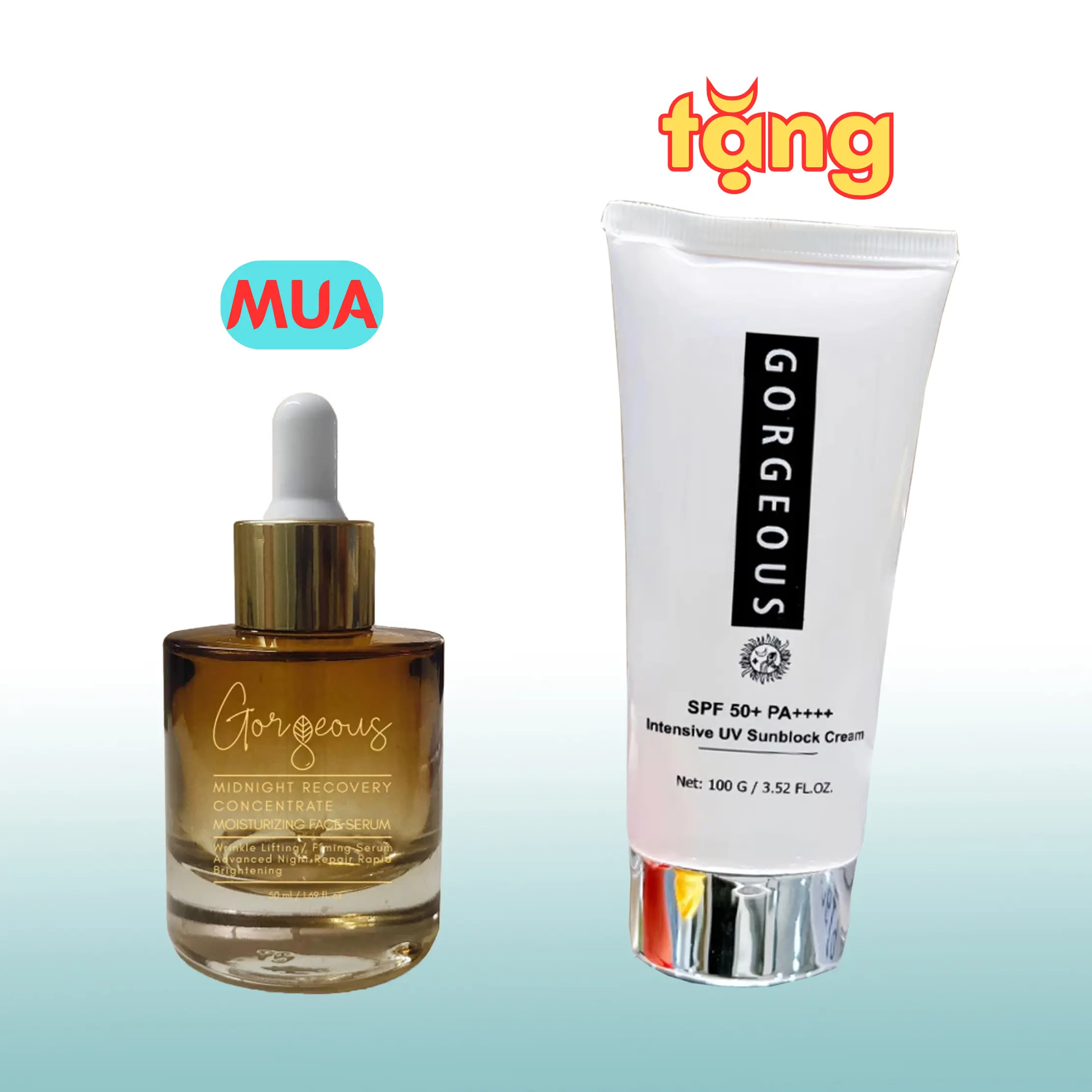 [Tặng Kem Chống Nắng] Serum B5 Múi Xù GORGEOUS 50ml Làm Trắng Sáng D.a.