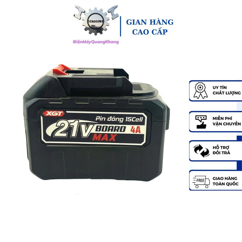 Pin 15 Cell dung lượng cao , chân pin phổ thông Makita , Pin máy khoan , máy siết , máy mài , có đèn led báo pin