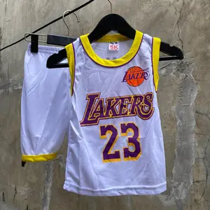 Setelan Baju Basket Anak Laki-Laki Usia 6 Bulan s/d 15 Tahun Termuarah