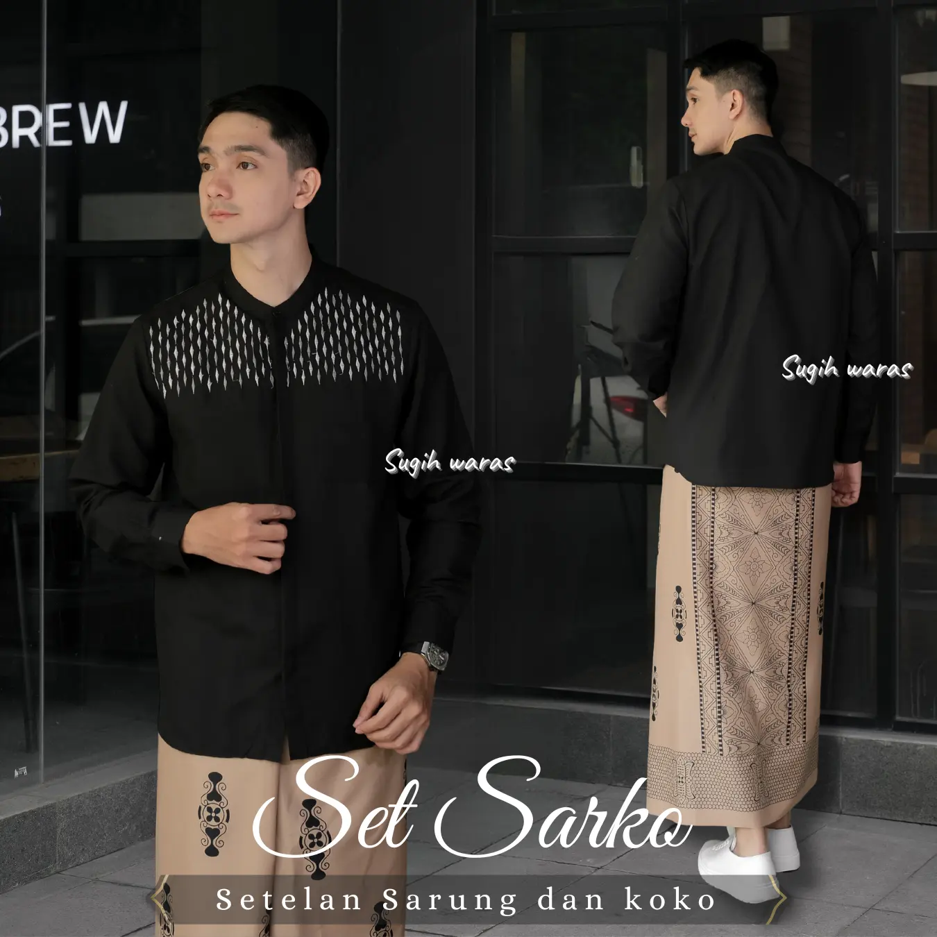 SARUNG COKSU KOKO HITAM PANJANG