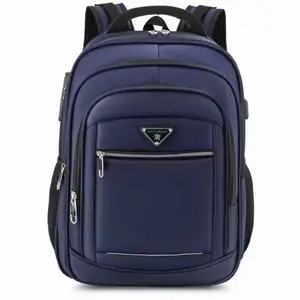 Ransel Kerja Ransel Sekolah Ransel Laptop 18 Inch Non Expending Polo Original + Raincover + Kabel USB Backpack Pria