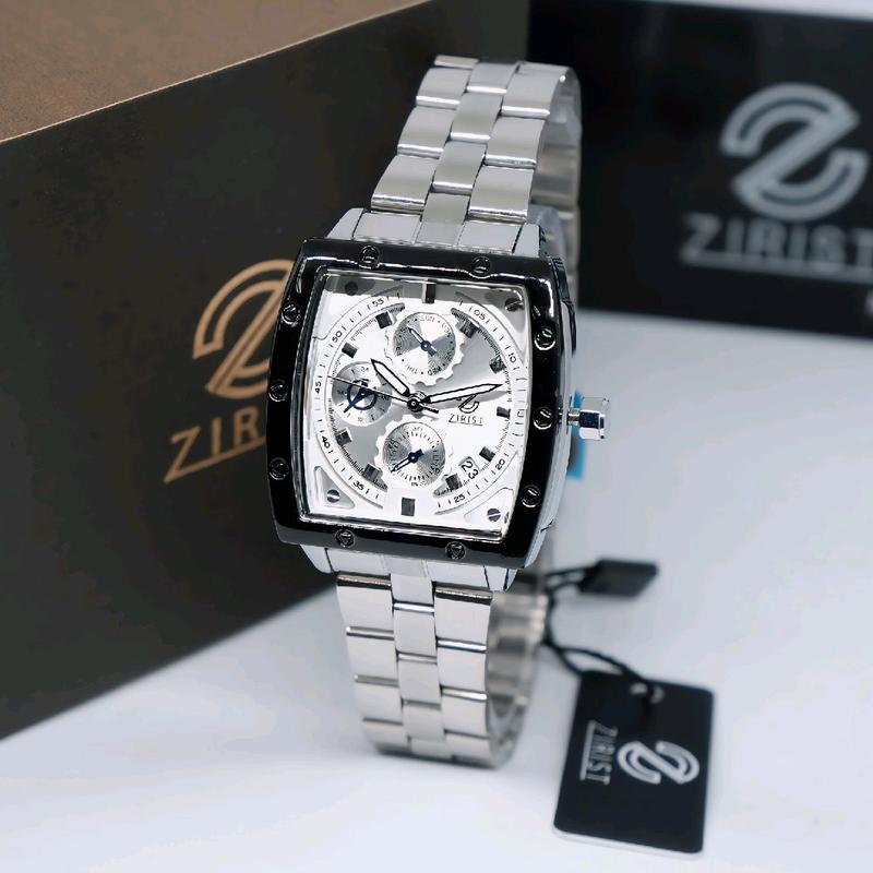 Jam Tangan Wanita Z53 Zirist Rantai, Tgl Aktif, Ukuran 3,3cm - Free Box & Kartu Garansi - Watches Elegan 1
