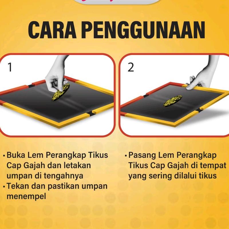 Perangkap Lem Tikus cap gajah lem tikus gajah perangkap tikus lem perangkap tikus gajah papan 2