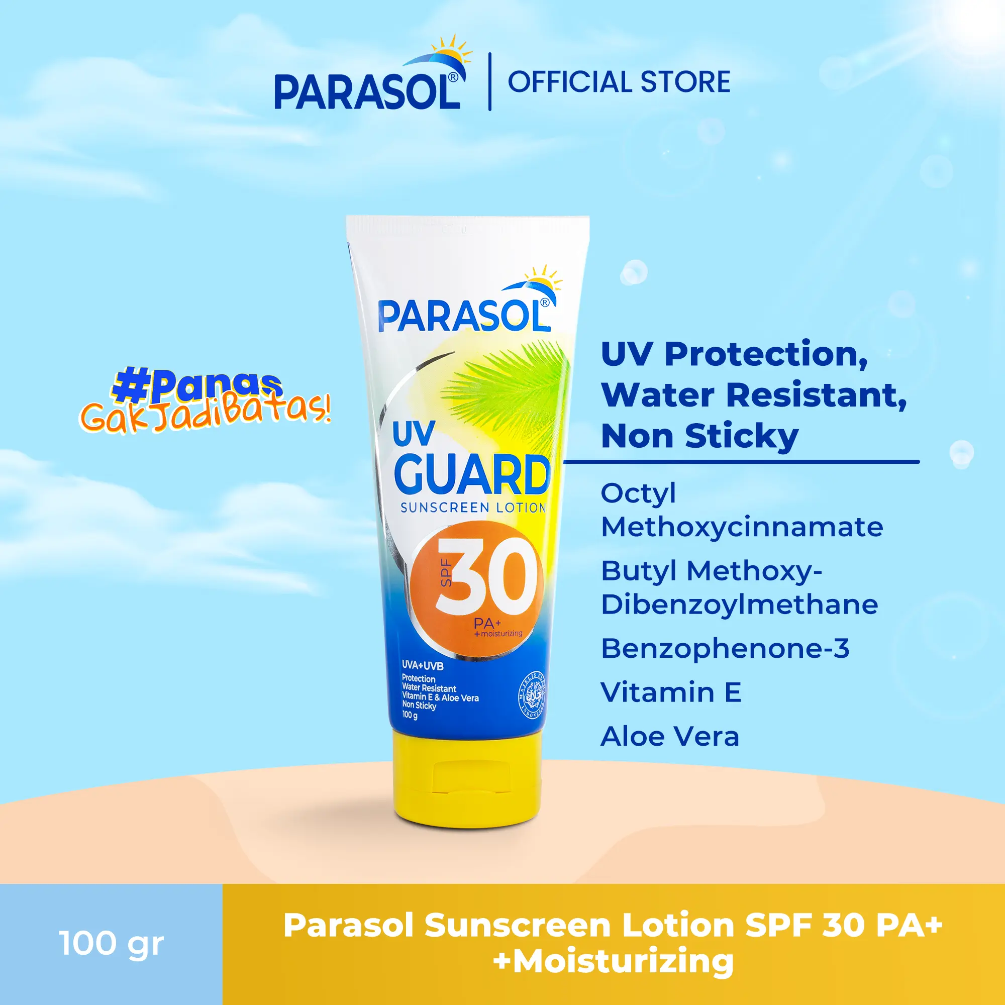 Parasol Sunscreen Lotion Spf 30 PA+ with Vitamin E & Aloe Vera
