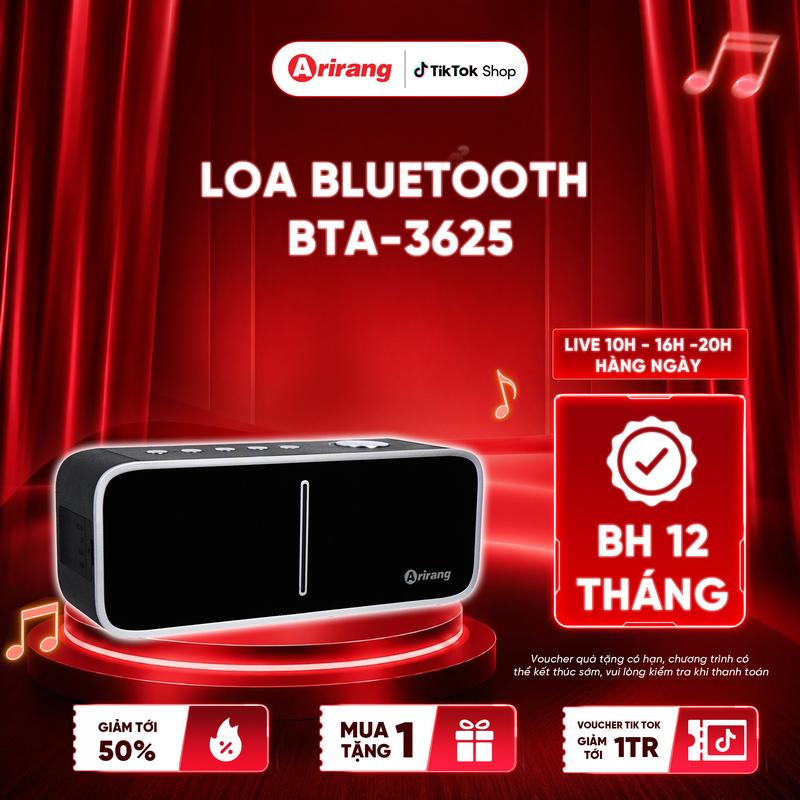 [ARIRANG x VINHBANHBO deal 9k] Loa Bluetooth Arirang BTA-3625 | Chức năng TWS Công suất 36W