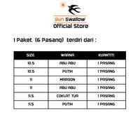 Gambar Paket 6 Pasang Sandal Jepit Karet Pria Sendal Sun Swallow Okinawa Pola Mozaik dari Sun Swallow Sandals Kota Administrasi Jakarta Utara 2 Tokopedia