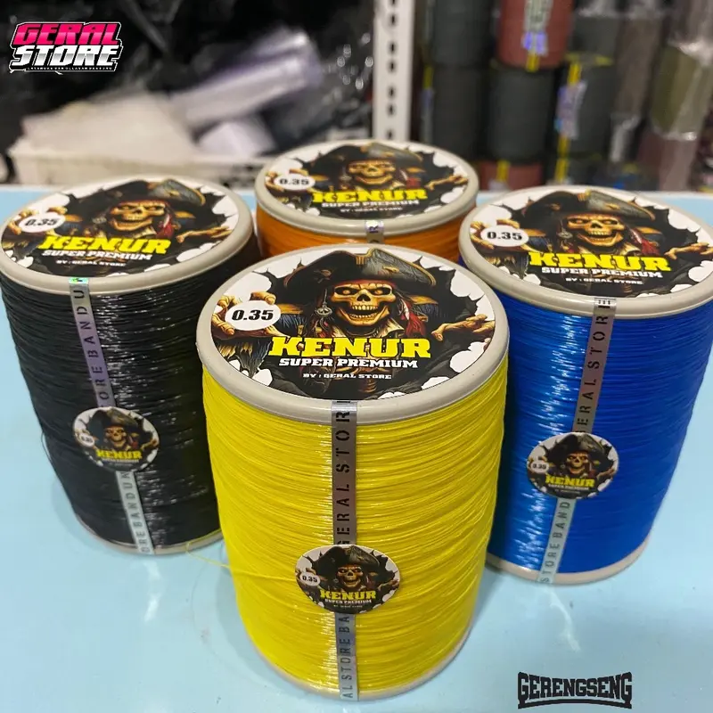 KENUR PENGULUR size 0,35 panjang 6000 yard. Kualitas premium super 0