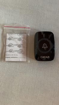 Product Review of Avvic x CACAZI Wireless DoorBell Waterproof 1 Receiver 2 Transmitter Baterai Bel Black Pintu White Kotak from F**a I**9 2