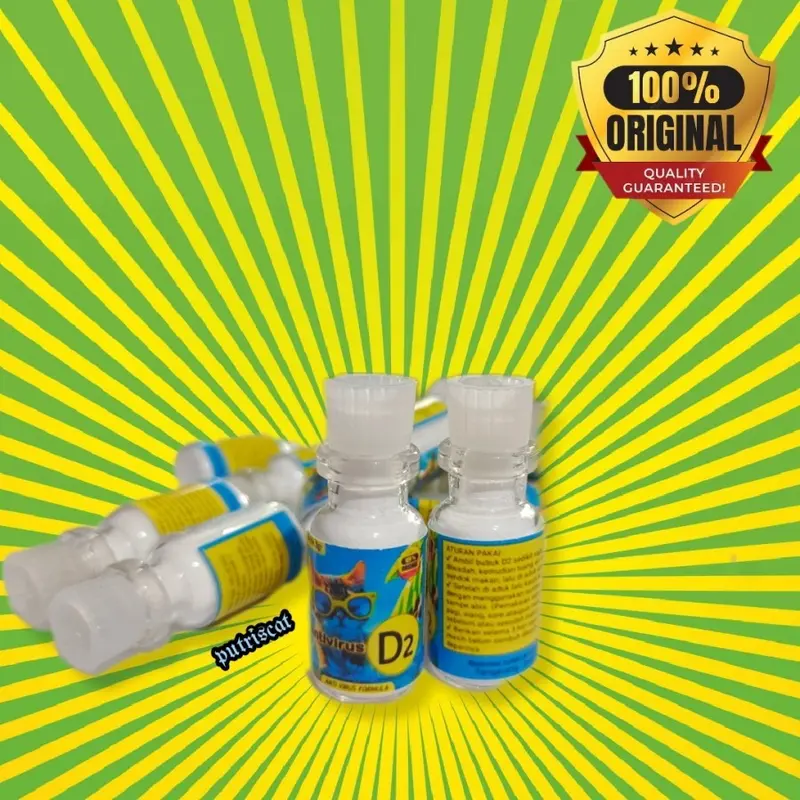 Obat kucing flu calici virus distemper panleu (D2) 3