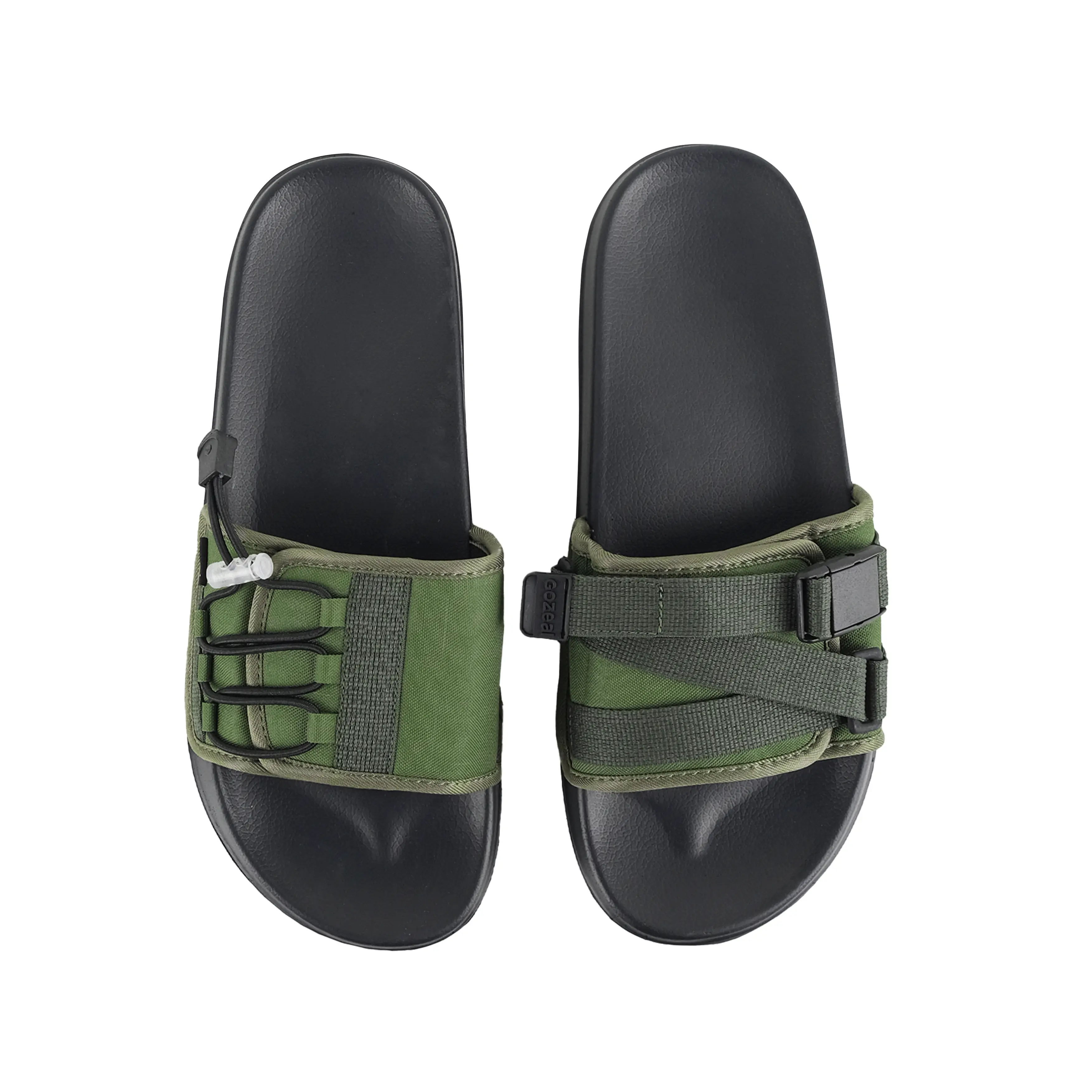 Gozeal | Slide Sandals | Hunter Army | Sandal Karet | Slop | Pria Wanita Unisex | Rubber