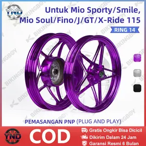 Velg Bintang Racing BikingBoy Ring 14 Untuk Yamaha Mio Sporty / Smile 1.6*14F/1.85*14R intang