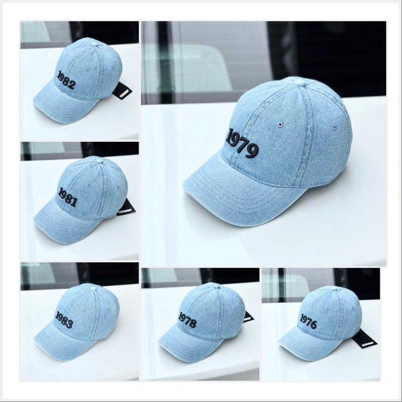  Mũ Lưỡi Trai Jean Cao Cấp Thêu Năm Sinh 197x 198x 199x 200x Nón Kết Korea Hot 2025 Hat Cap Hot Trend Free Size Chất Liệu Jean Mềm Phong Cách Trẻ Trung Năng Động 