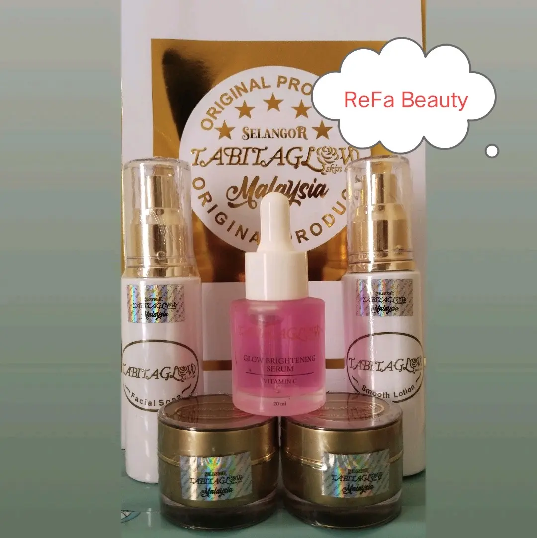 Glow malay original 1 paket Perawatan Wajah Mencerahkan Membersihkan Mengencangkan Melembutkan Muka Vitamin Kosmetik Kusam
