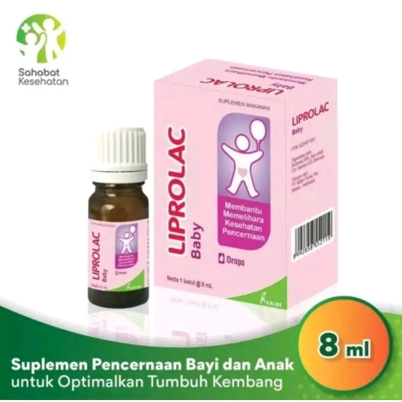 LIPROLAC BABY AND KIDS DROPS - Vitamin Prebiotik Tetes Official Pelancar