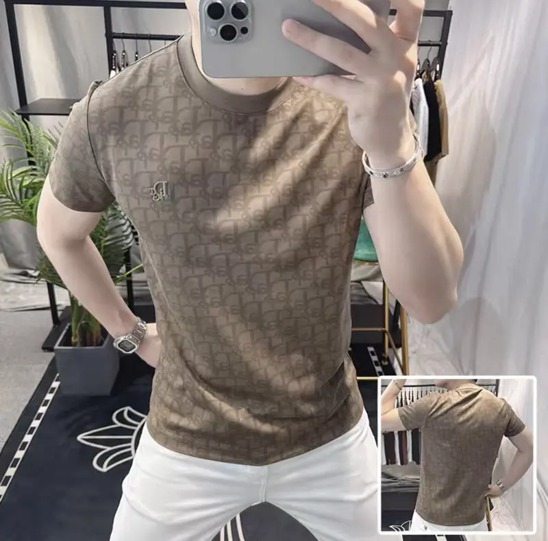 Áo Thun Nam Ngắn Tay Dor Cao Cấp , Chất liệu Cotton Lạnh , Co Giãn , Thời Trang , Phong Cách Lịch Lãm Mới Nhất 2025 (7860) 1