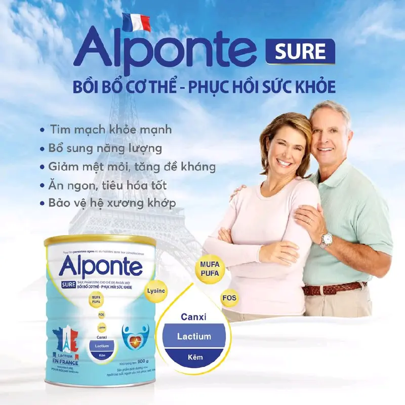 Sữa Bột Alponte Sure lon 800g - Bồi bổ cơ thể phục hồi sức khoẻ 2