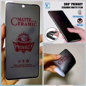 Spy ceramic anti privacy For Vivo Y19s / Y19s pro / Y19 pro  Tempered glass anti privasi gelap