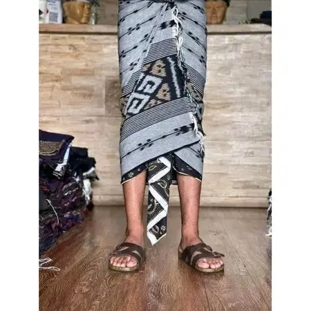 Saput Bali Blanket Motif Etnik Klasik Murah Dewasa Kain Muslim Tenun Batik 6