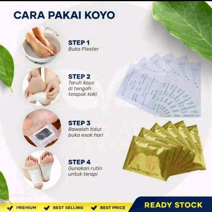 Grosiran Kosmetik PROMO Paket 5 Box Kinoki Gold Detok Foot Pads Koyo Kaki Ginger Patch Hand 3