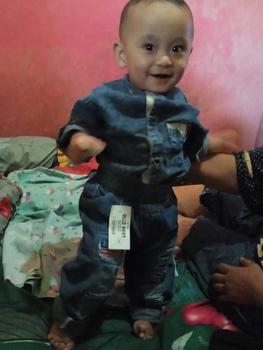 Product Review of Setelan Jeans Kemeja Anak Laki Laki Usia 1-8 Tahun Lembut from d** 0