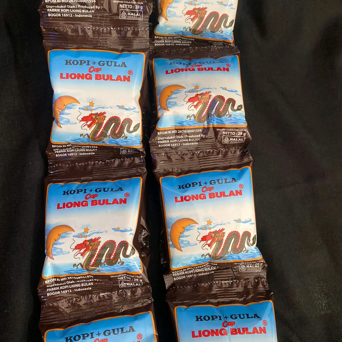 KOPI LIONG PLUS GULA ISI 10 PCS