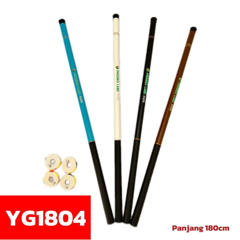 Joran Pancing YG1804 Bonus Senar dan Kail Set Lengkap Joran Ukuran 180  210  240cm Free Kail Senar Tinggal Pakai