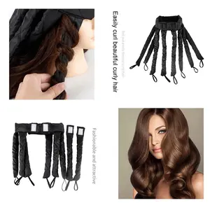 Alat pengeriting rambut octopus hair curler headband