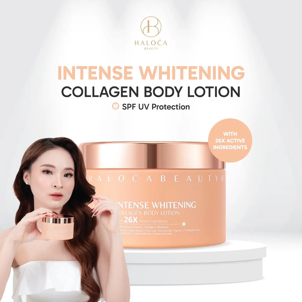 • HALOCA BEAUTY • COLLAGEN BODY LOTION