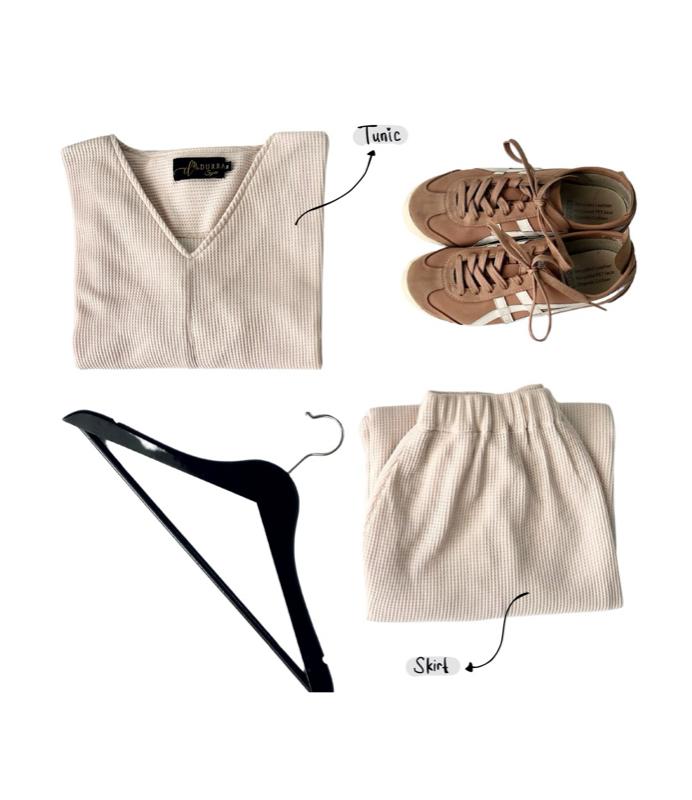 Product Introduction of [READY] WAFF LONG TUNIK BAHAN WAFFLE PREMIUM 12