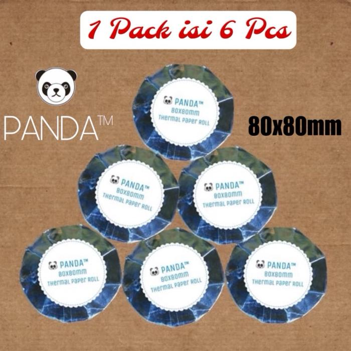Gambar Kertas Printer Struk Kasir Cash Register PANDA 80x80mm Thermal Paper dari PANDA-TM Kota Administrasi Jakarta Barat Tokopedia