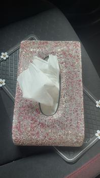 Product Review of Kotak Tisu Mobil Full Bling Permata Bunga Gunaier Car from M** B**L 0