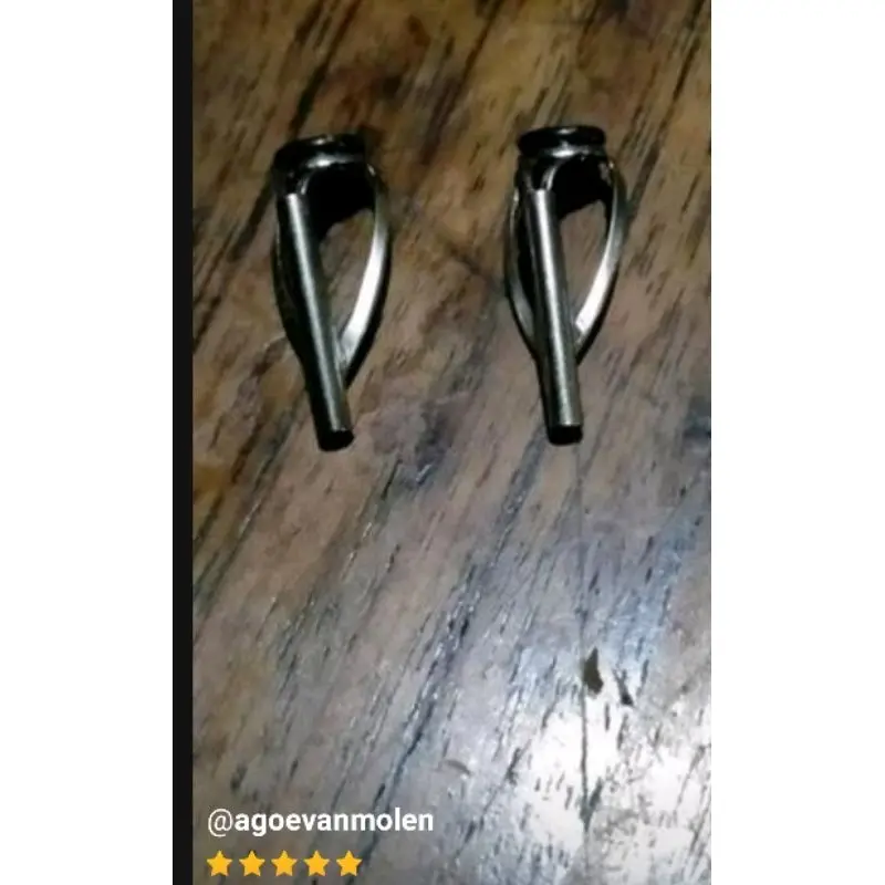 ring joran ujung doubel keramik anti keriting cincin untuk ujung joran