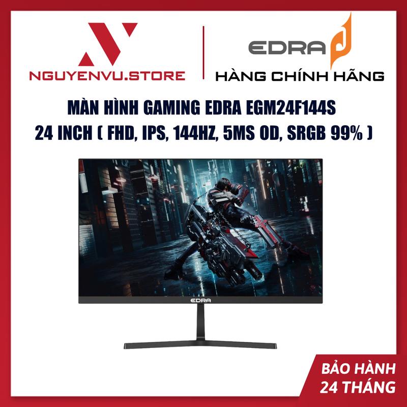 Màn hình vi tính gaming EDRA EGM24F144S 24 inch (FHD, IPS, 144Hz, 5ms OD, sRGB 99%)