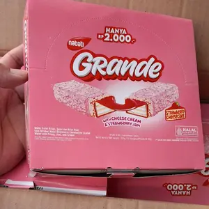 Nabati Grande Strawberry Cheesecake 1 Box (10 Pcs @ 22 Gram)