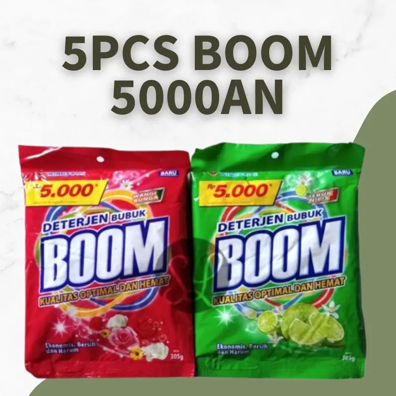 Deterjen Boom 5000AN 5PCS untuk Cucian Anda 0
