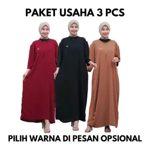 PAKET USAHA/PROMO LONGDRES harian Ibu Menyusui Nyaman Wanita Tidur Bumil  KRINGKEL BUSUI LENGAN 7/8 dan LENGAN PANJANG
