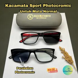 Kacamata Photocromic Model Sport Pria Terbaru Ukuran Mata Normal photochromic