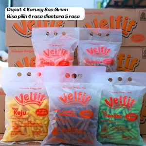 (RASA BARU) SNACK VELFIT STIK BALADO 4KARUNG