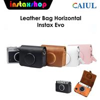 Gambar Leather Bag Pouch HORIZONTAL Fujifilm Instax Mini EVO Tas Kamera dari Instaxshop Kota Bandung 1 Tokopedia