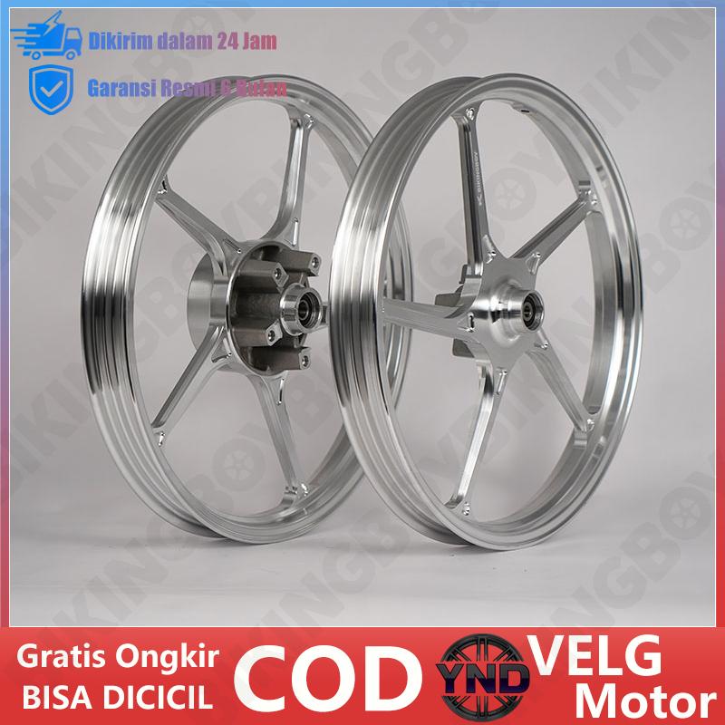 Velg Racing Rims Ring 17 CNC 1.6x17 Plug & Play - 1 Set Siap Pakai untuk Yamaha MX King 150 | 4 Hole Depan & 5 Hole Belakang,BIKINGBOY Velg Racing Rims Ring 17 CNC 1.6x17 Plug & Play - 1 Set Siap Pakai untuk Yamaha MX King 150 | 4 Hole Depan & 5 Hole Belakang,BIKINGBOY