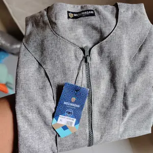 Muslimadani Jubah Dewasa ATHYAN Gamis Pria Lengan Pendek