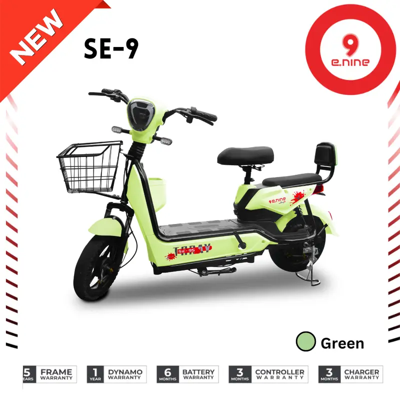 [ENINE x Muchazir] ENINE SE-9 NEW - SEPEDA LISTRIK - FUTURISTIK DESIGN (GARANSI RESMI) 5
