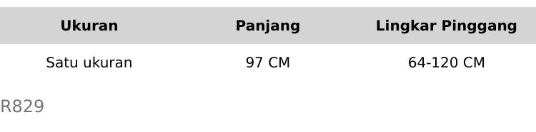 FW R829 Rok Tutu 4 Layer Panjang 97 CM Premium Luxury