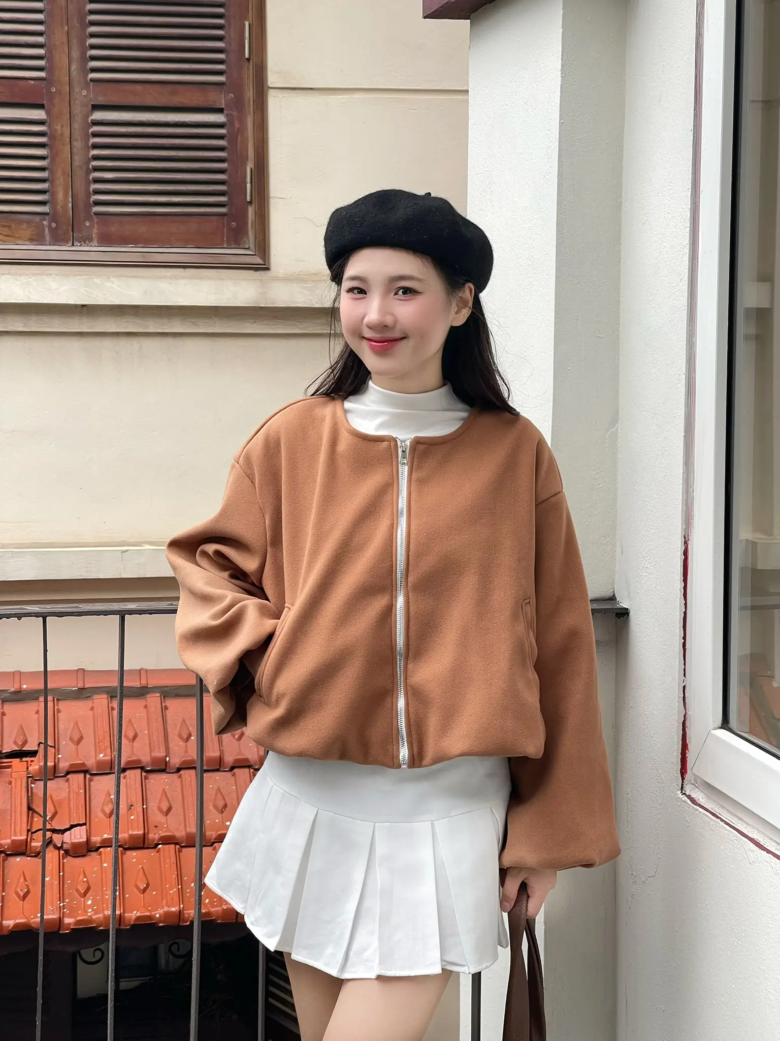 Áo khoác dạ ép 2 lớp dáng bồng, Áo khoác dạ hai lớp ấm áp - 29feb.closet - A573 | BigBuy360 - bigbuy360.vn Áo khoác dạ ép 2 lớp dáng bồng, Áo khoác dạ hai lớp ấm áp - 29feb.closet - A573 | BigBuy360 - bigbuy360.vn