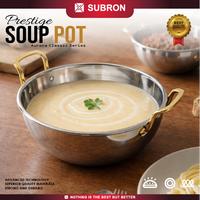 Gambar EXCLUSIVE MBARINIY - SUBRON Panci Sup Stainless 20cm 24cm 26cm 28cm 30cm Aurora Gold Series Serbaguna Emas Tinggi Tebal Premium Estetik Sayur Asem Soup Daging Ayam Ramen Mie Noodle Zupa-zupa - 24CM dari SUBRON KITCHENWARE Kab. Bandung 2 Tokopedia